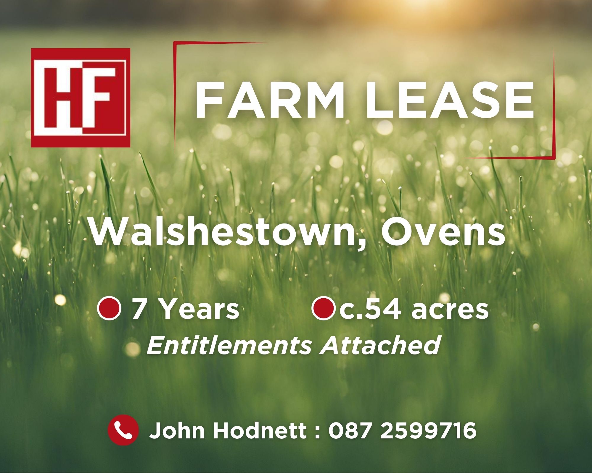 Farm Lease Walshestown, Ovens-revised
